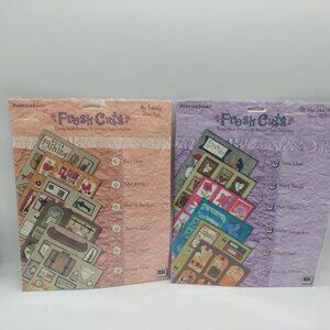 Fresh Cuts Accents Rebecca Sower My Travels & For The Seasons Lot Of 2